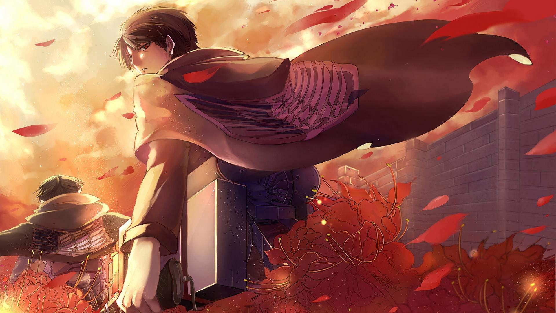 wallpaper attack on titan anime