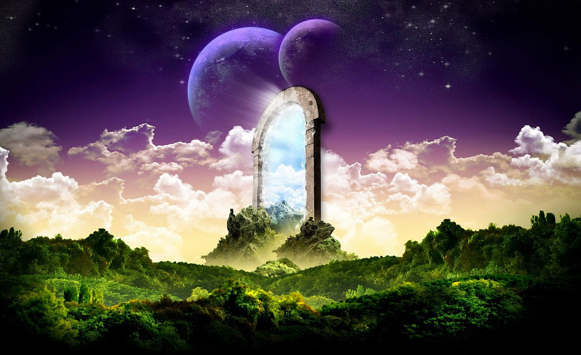 wallpaper seni fantasi